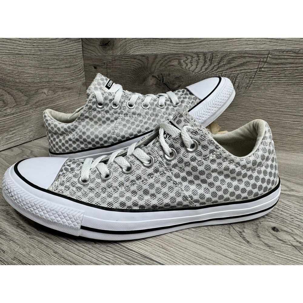 Converse Madison All CTAS Womens 9 Gray Jacquard Sneakers Low Athletic Retro